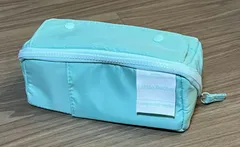 【訳あり】 ペンケース グリーン 多機能 大容量 両開き 筆記用具 筆箱 収納ケース ポーチ 一部不良