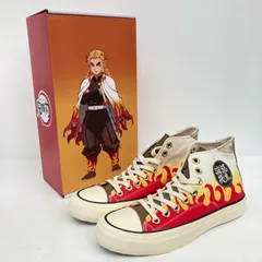 【広店】 煉獄杏寿郎 スニーカー UBIQ atmos 鬼滅の刃 25cm 【741】