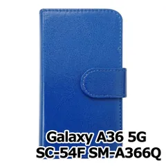 【新品未使用】 Galaxy A36 5G SC-54F 手帳型スマホ ケース PUレザー スムースレザー (カバー色ダークブルー) 無地 青色 シンプル おしゃれ かわいい カード収納 携帯カバー flip2-muji-sc54f-dbl