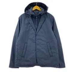 ZARA ザラ 2-Way フーデッド 中綿ジャケット sizeEUR L/ネイビー