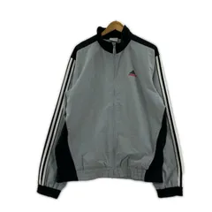 adidas  アディダス ジップアップジャケット sizeL/グレー×ブラック