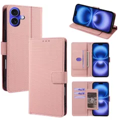 iPhone16/iPhone16e/iPhone16Plus/iPhone16Pro/iPhone16ProMax 手帳型スマホケース レディース｜マグネット式｜カード収納・現金OK｜多機種対応 【ピンク XSJ】