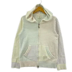 gelato pique ジェラートピケ ボーダー ルームウェアパーカー sizeF/マルチカラー