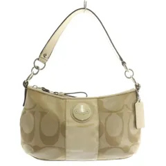 コーチ COACH ハンドバッグ ショルダー 2WAY キャンバス シグネチャー ベージュ F17439 /XZ ■GY18