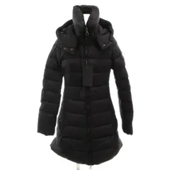 タトラス TATRAS 23AW POLITEAMA ダウンコート 01 S ロング ロゴ フード 黒 ブラック /FF