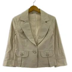 courreges クレージュ テーラードジャケット size38/ベージュ