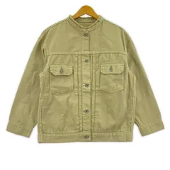 green label relaxing グリーンレーベルリラクシング デニムジャケット size38/ベージュ