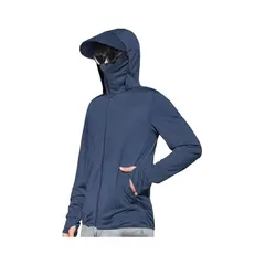 【新品】 [Anzn] ラッシュガード メンズ パーカー UVカット 春夏 顔まで 軽量 速乾 通気性 つば ジップ 日焼け防止 体型カバー 長袖 広いつば サムホール付き 顔まで 日焼け防止 体型カバー アウトドア 海 釣り ウォーキング パーカー 男女 0