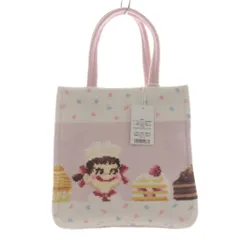 フェイラー FEILER ラブラリーバイ ペコパティスリー ハンドバッグ トートバッグ ピンク 白