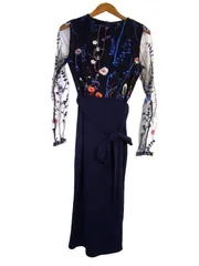 k03250303009　SHEIN　Sサイズ　紺×黒　　ワンピース or ドレス　ドレス　春夏