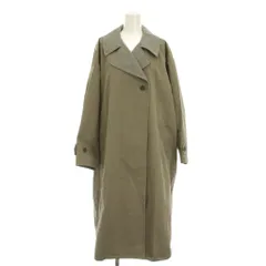 ミズイロインド mizuiro ind ロングコート アウター カーキ グレー 長袖 /YM