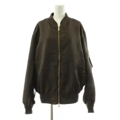 ジャーナルスタンダード JOURNAL STANDARD 25SS ダブルジップMA-1 ブルゾン ジップアップ ナイロン F 茶 ブラウン 25011400801010 /KU