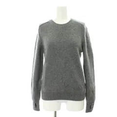 アニヤハインドマーチ ANYA HINDMARCH ユニクロ UNIQLO ニット カシミヤ M グレー フィンガーホール クルーネック /GP ■MA