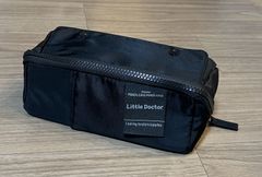 【訳あり】 ペンケース ブラック 多機能 大容量 両開き 筆記用具 筆箱 収納ケース ポーチ 一部不良