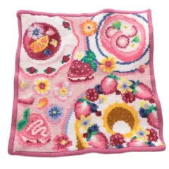 フェイラー FEILER ストロベリーティータイム ハンカチ ハンドタオル ピンク /YO23