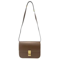CELINE セリーヌ Classic Box Bag Medium クラシックボックスミディアム ショルダーバッグ  ブラウンのサムネイル