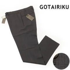 新品 五大陸 ゴタイリク 【洗える/折り目加工/シワになりにくい/ウエストアジャスター】ウォッシャブル サマーウール100％パンツ gotairiku ビジネススラックス W92 # 524のサムネイル
