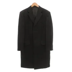 ダンヒル dunhill チェスターコート ロング 比翼 ウール 48 ダークグレー /FFのサムネイル