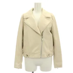スナイデル snidel 23SS Sustainableライダースジャケット アウター フェイクレザー F アイボリー /NR ■OS