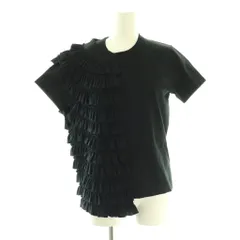 ノワールケイニノミヤ  kei ninomiya AD2023 3M-T004 フリル半袖Tシャツ カットソー S ブラック /HK ■OSのサムネイル