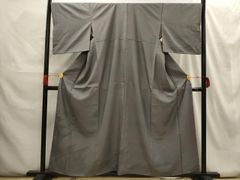 美品 正絹 ますいわ屋 お召 訪問着 都会を颯爽と歩む 陽光に煌めく縞