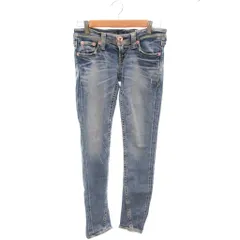 ロデオクラウンズ Rodeo Crowns スキニーデニムパンツ ダメージジーンズ ストレッチ 24 インディゴブルー /YJ ■GY12