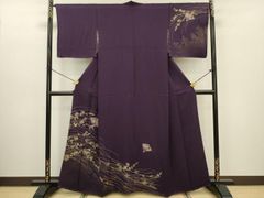 平和屋着物＊夏物 色無地 絽 千草鼠色 正絹 逸品 BAAW5088hj - メルカリ