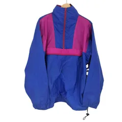 ユーズドフルギ USED古着 ハーフジップ ナイロンジャケット メンズ import：XL 
