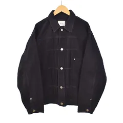 ユナイテッドアローズ UNITED ARROWS & SONS デニム トラッカージャケット Gジャン L 黒 ブラック 5525-299-0826 ☆AA★のサムネイル