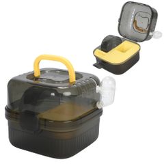 Neutral Zenith ハムスター キャリー ケージ 小動物 持ち運び おでかけ ケージ 移動用 チンチラ 滑車＆給水器付き (イエロー) [イエロー]