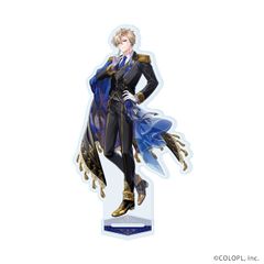 퀴즈 RPG 마법사와 검은 고양이 위즈 01 아이돌 ω 크라운즈 빌레스 (신작 일러스트) 아크릴 스탠드 신품 정품 [A3]