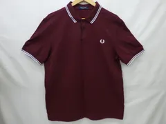 FRED PERRY フレッドペリー ポロシャツ XLサイズ ワインレッド 中古品