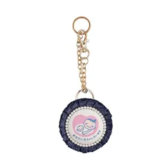 てんとうむし【マタニティロゼット】キーホルダー マタニティ マーク ロゼット プレママ 安産祈願 お祝い プレゼント ギフト ベビーシャワー マタニティーロゼット (インディゴブルー) 1