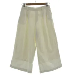 スタディオクリップ Studio Clip コットンリネンボンパンツ SC174040-2 ワイドパンツ タック ウエストゴム アイボリー L