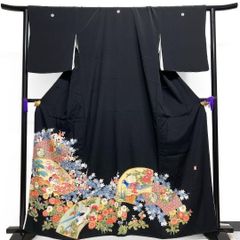 黒留袖 未仕立て 仮絵羽 久保耕謹製 久美すがた 正絹 ☆在庫処分セール 
