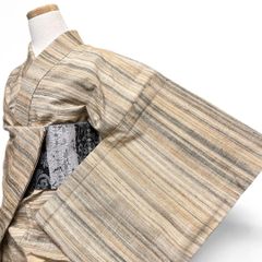 未着用 訪問着 身丈161 裄65 金彩 芝草 たたき染 着物 053b - メルカリ