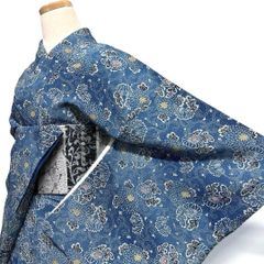 美品】45R 超ガーゼバンダナプリントストールポンチョ ストール