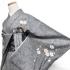 成人式 正絹振袖 シルバーグレー SAGAFOX ファー 最終値下げ - メルカリ