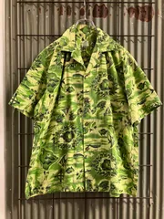 Vintage Hawaiian Shirt 60’s ハワイアンシャツ　アロハシャツ　半袖シャツ　柄シャツ　古着　Vintage ビンテージ　ヴィンテージ