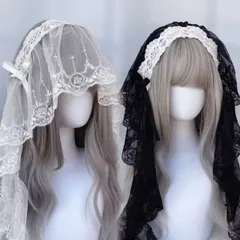 ヘアアクセサリー ゴシックロリータ 天使 レース ヘッドドレス コスプレ