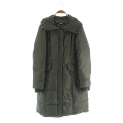 ダナキャランニューヨーク DKNY ダウンコート ロング フード S グレー /MY ■OS ■ECD001