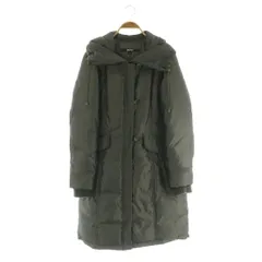 ダナキャランニューヨーク DKNY ダウンコート ロング フード S グレー /MY ■OS ■ECD001