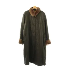 バルマン BALMAIN コート ロング ファー 11AR ブラウン /DO ■ECD001のサムネイル