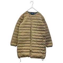 NANGA(ナンガ) Quilted Collarless Down Coat  キルティング ノーカラー ダウン コート  XS ベージュのサムネイル