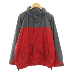 ザノースフェイス THE NORTH FACE ハイドレナジャケット マウンテンパーカー ジップアップ アウター LL 赤 レッド グレー /YM ■ECD001