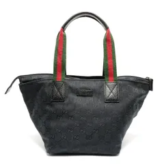 GUCCI グッチ ハンドバッグ GGキャンバス シェリー ライン トートバッグ【中古】
