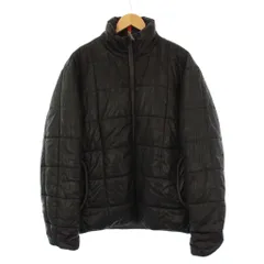 ファーストダウン FIRST DOWN 中綿ジャケット スタンドカラー ジップアップ 2L 黒 /KH ■ECC001