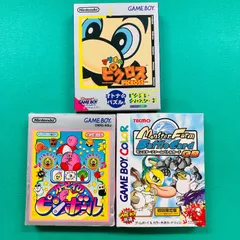 【ソフトなし３点セット】 ゲームボーイ マリオのピクロス カービィのピンボール モンスターファームバトルカード GB 任天堂 Nintendo TECMO GAMEBOY GB