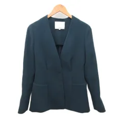 3.1 フィリップリム 3.1 phillip lim 美品 ノーカラージャケット ブレザー 緑 グリーン 0 ■IBO90のサムネイル
