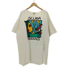 アローレ ALORE 90S USA製 アート プリント ビッグサイズ S/S クルーネック Tシャツ シングルステッチ メンズ  OSのサムネイル